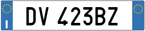 Truck License Plate